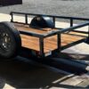 2024 H&H 5'x10' Single Axle Steel Utility Trailer - Image 4