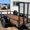 2024 H&H 5'x10' Single Axle Steel Utility Trailer - Image 2