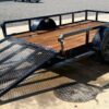2024 H&H 5'x10' Single Axle Steel Utility Trailer - Image 3