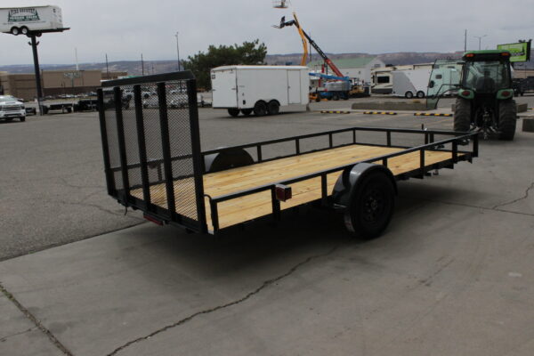 FRIESEN 7x 14  SINGLE AXLE UTILITY TRAILER - Image 3