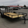 FRIESEN 7x 14  SINGLE AXLE UTILITY TRAILER - Image 4