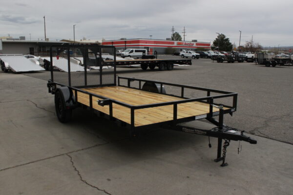 FRIESEN 7x 14  SINGLE AXLE UTILITY TRAILER - Image 4