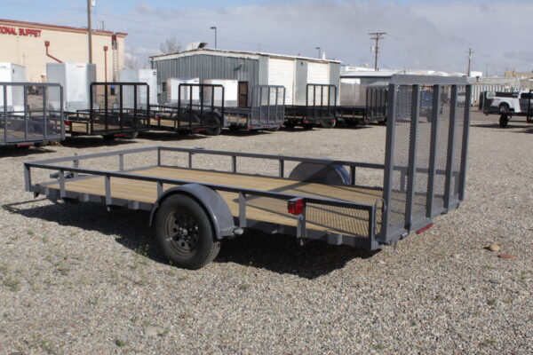 FRIESEN 7x 14  SINGLE AXLE UTILITY TRAILER - Image 3