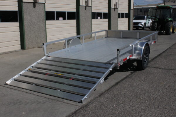 2024 H&H 82 X12'ALUMINUM UTILITY TRAILER - Image 4