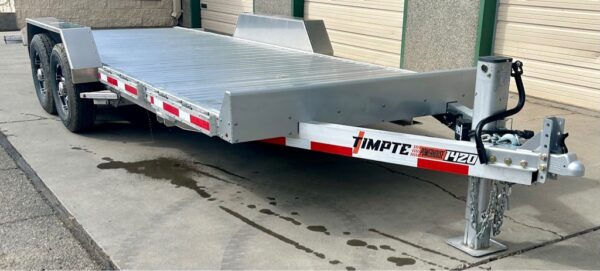 2024 TIMPTE 83 X20' ALL ALUMINUM GRAVITY TILT EQUIPMENT TRAILER - Image 2