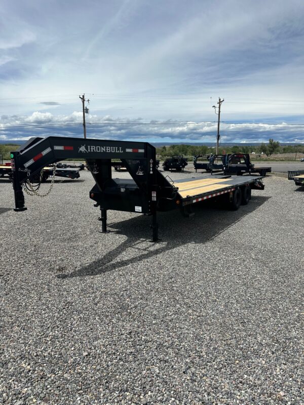 2025 Ironbull 25' Black Tandem Dual Gooseneck - Image 2