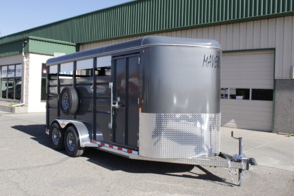 2025 MAVERICK 17' BUMPER PULL STOCK TRAILER