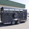 2025 MAVERICK 17' BUMPER PULL STOCK TRAILER - Image 2