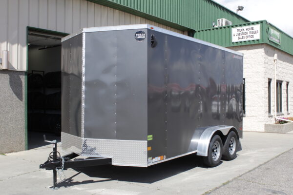 2025 7X14 WELLS CARGO TANDEM ENCLOSED TRAILER - Image 2