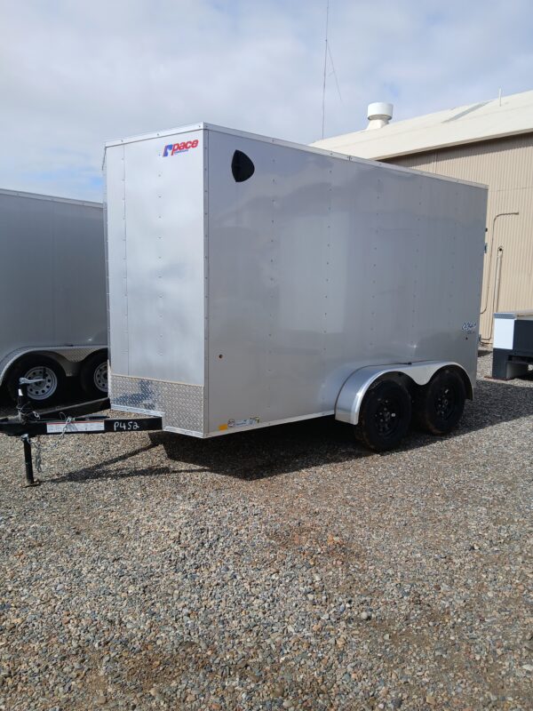 PACE 6X12 OUTBACK DLX FLAT TOP V-NOSE 7K - Image 4
