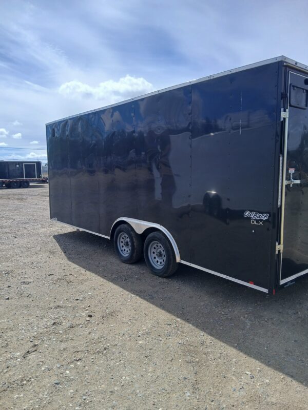 PACE 8.5X20 OUTBACK DLX FLAT TOP V-NOSE CAR ENCLOSED TRAILER - Image 2