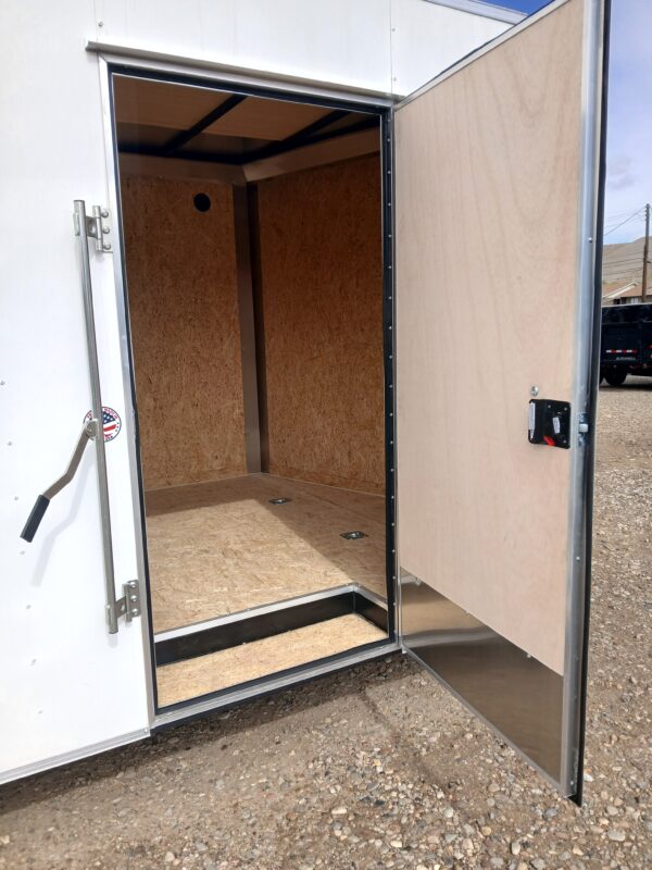 PACE 8.5X16 OUTBACK DLX FLAT TOP V-NOSE CAR ENCLOSED TRAILER 7K - Image 4