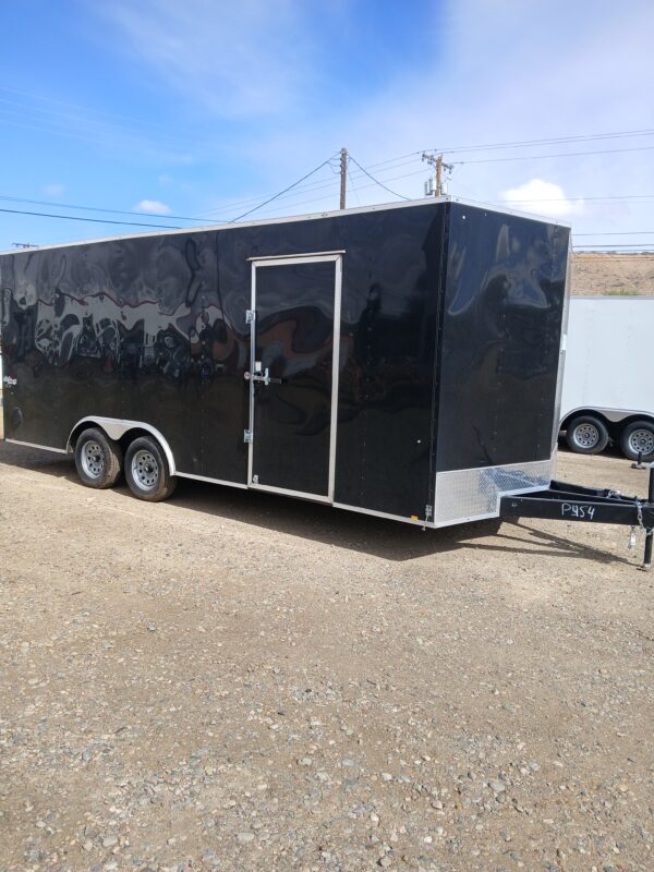 PACE 8.5X20 OUTBACK DLX FLAT TOP V-NOSE CAR ENCLOSED TRAILER