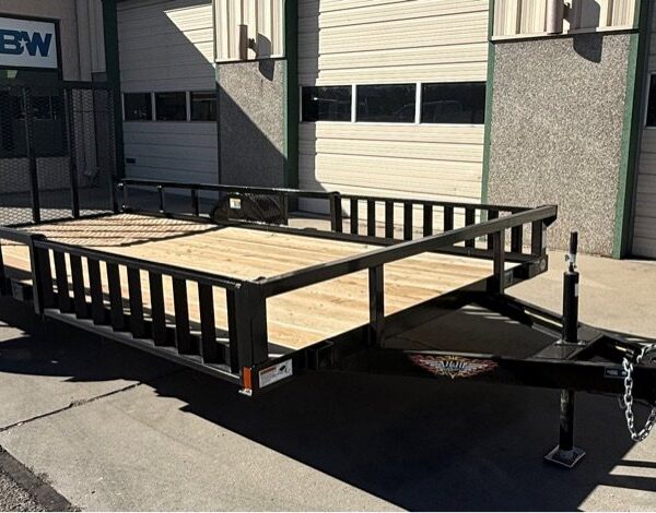 2024 H & H H8214SHATV-030 83x14 Utility Trailer