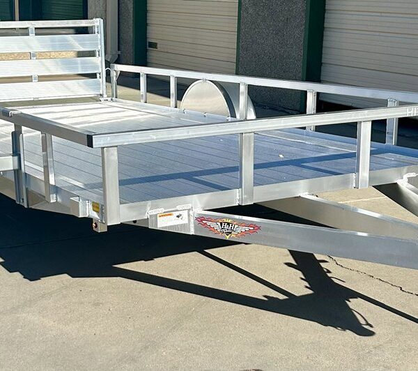 82"X14' ALUM 3k Utility Ramp Trailer