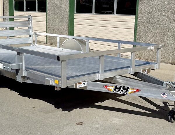 76"X12' ALUM UTILITY SINGLE 3K BI FOLD RAMP