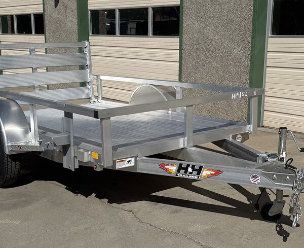 2026 H & H H6008RSA-030 8' 3k Utilty Ramp Trailer