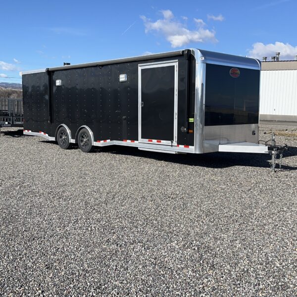 SUNDOWNER 8-1/2'X28'ALL ALUMINUM ENCLOSED CAR TRAILER14K Rated