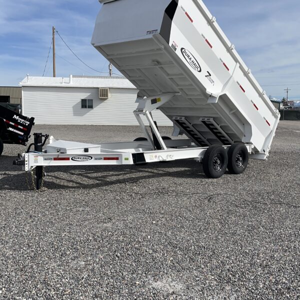 83"x14' HIGH SIDE DUMP TANDEM 14K SCISSOR BUMPER PULL