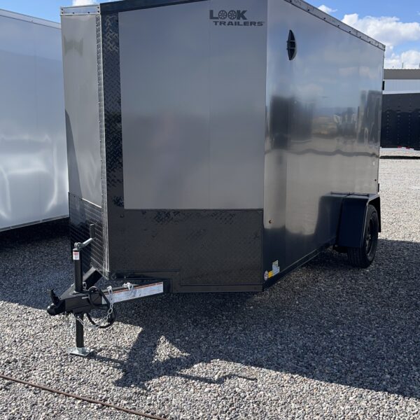 6X12 ENCLOSED RAMP AND SIDE DOOR 3500K SINGLE BUMPER PULL