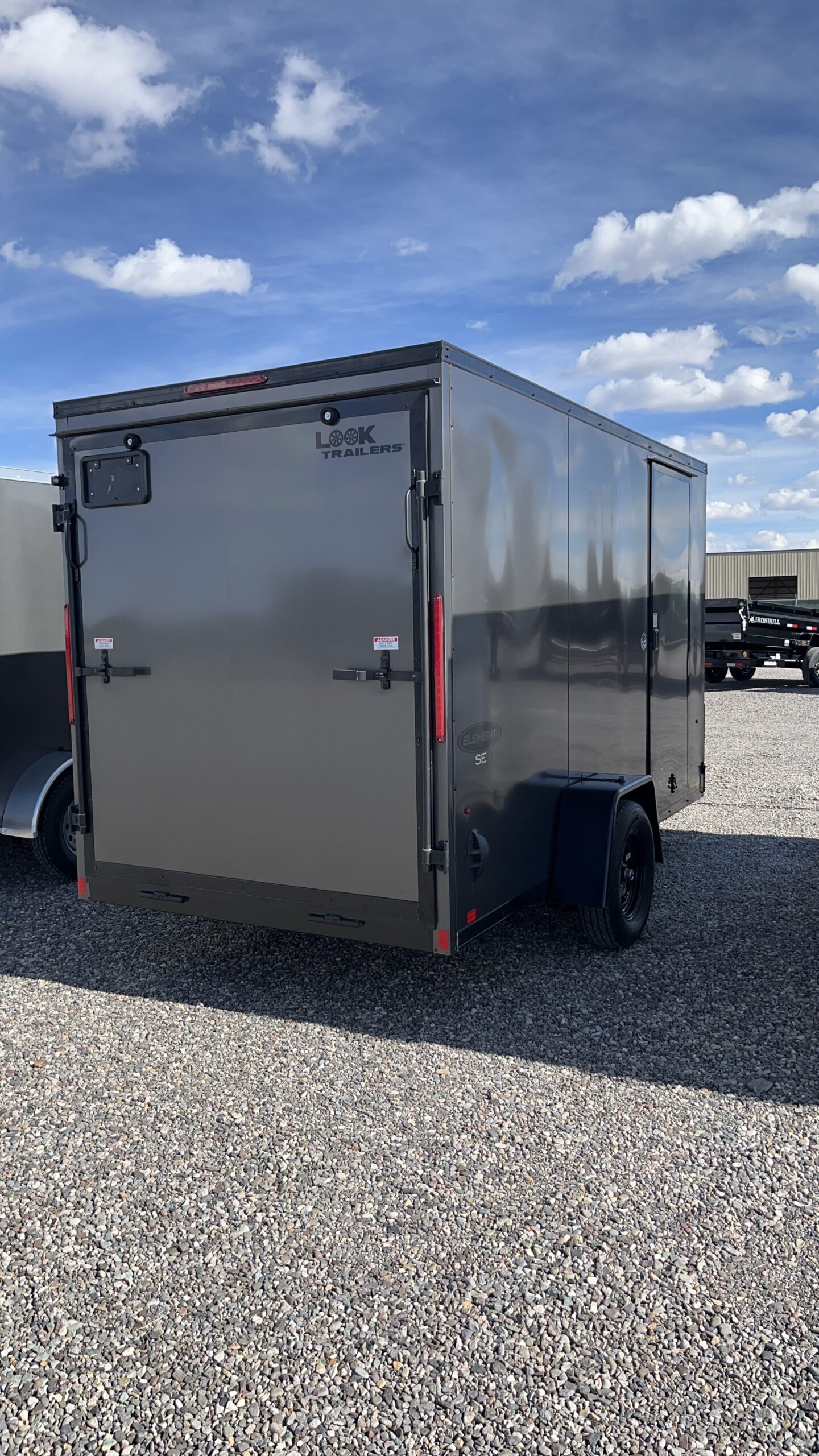 6X12 ENCLOSED RAMP AND SIDE DOOR 3500K SINGLE BUMPER PULL - Image 4