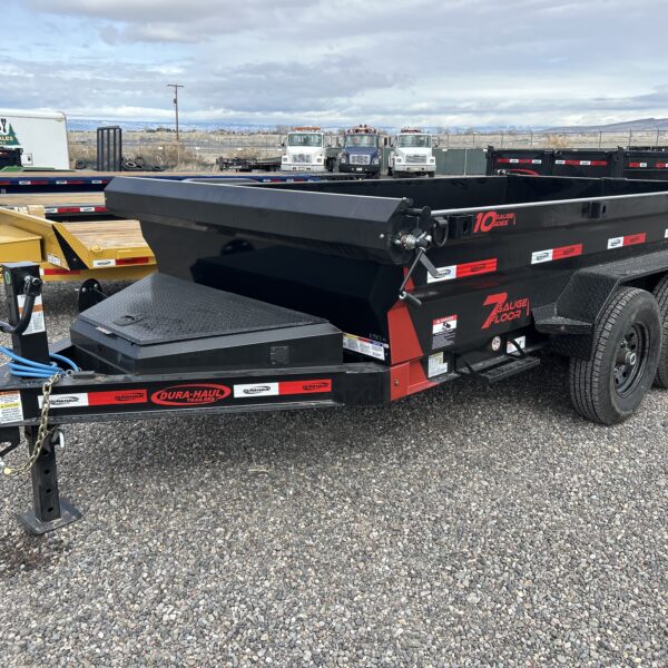6X12 DUMP TRAILER BLACK 7K