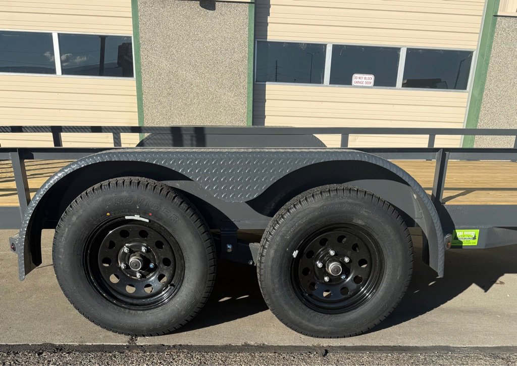 83"X14' UTILITY TANDEM 7K RAMP BUMPER PULL - Image 3