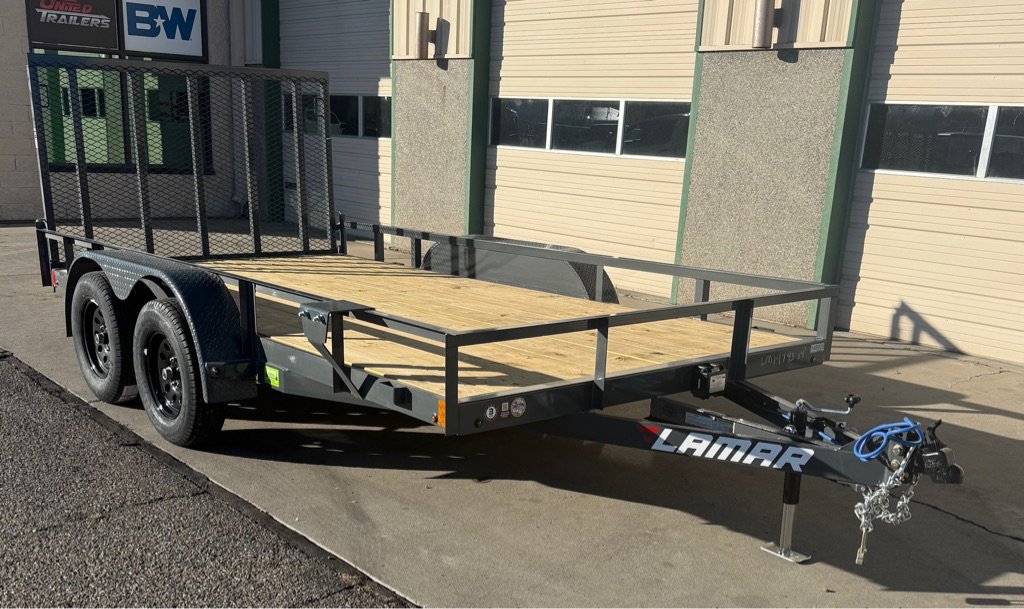 83"X14' UTILITY TANDEM 7K RAMP BUMPER PULL