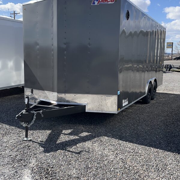 8.5X20 ENCLOSED TANDEM 10K RAMP AND SIDE DOOR BUMPER PULL