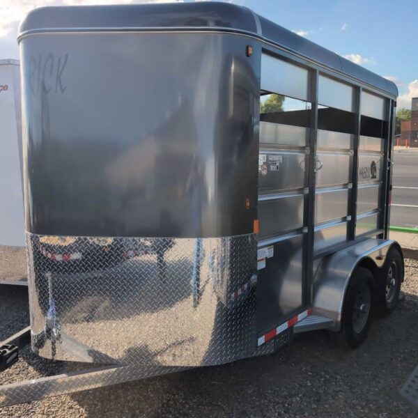 GREY 66”X12’ STOCK
7K TANDEM AXLES BUMPER PULL