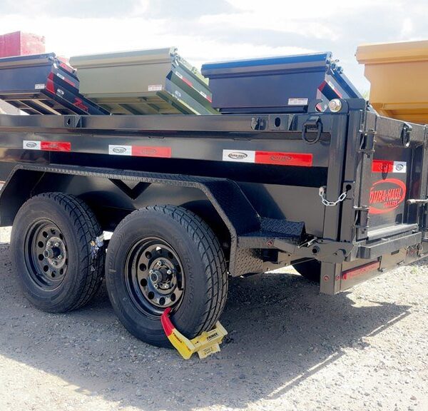 BLACK 5’X10’ DUMP
3.5K TANDEM AXLES BUMPER PULL
DURAHAUL