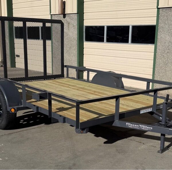 2025 Friesen SA357710 10' Ramp Gate Utilty Trailer