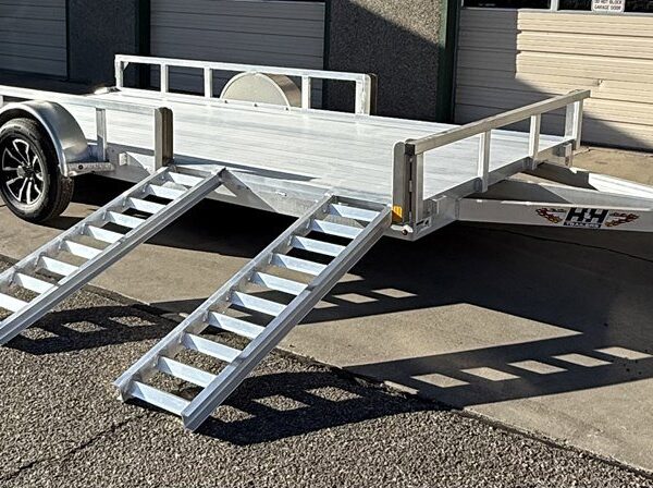 2026 H & H H8214RSA-030 14' 3k Dual Ramp Utility Trlr
