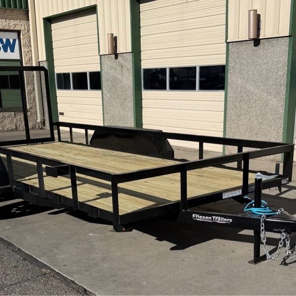 2025 Friesen UTX78316 16' 7k Ramp Gate utilty Traile