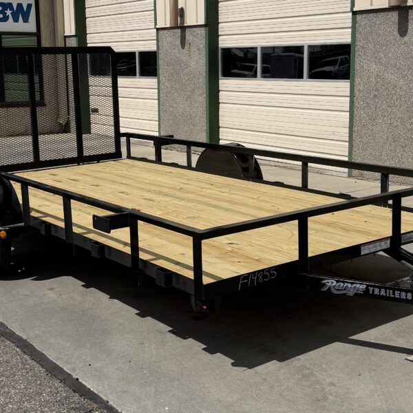 2026 Friesen SA358314 14' Ramp Gate Utility Trailer
