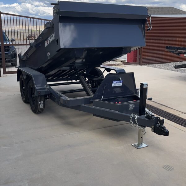 60"X10' DUMP 3500/7K TANDEM AXLES GRAY