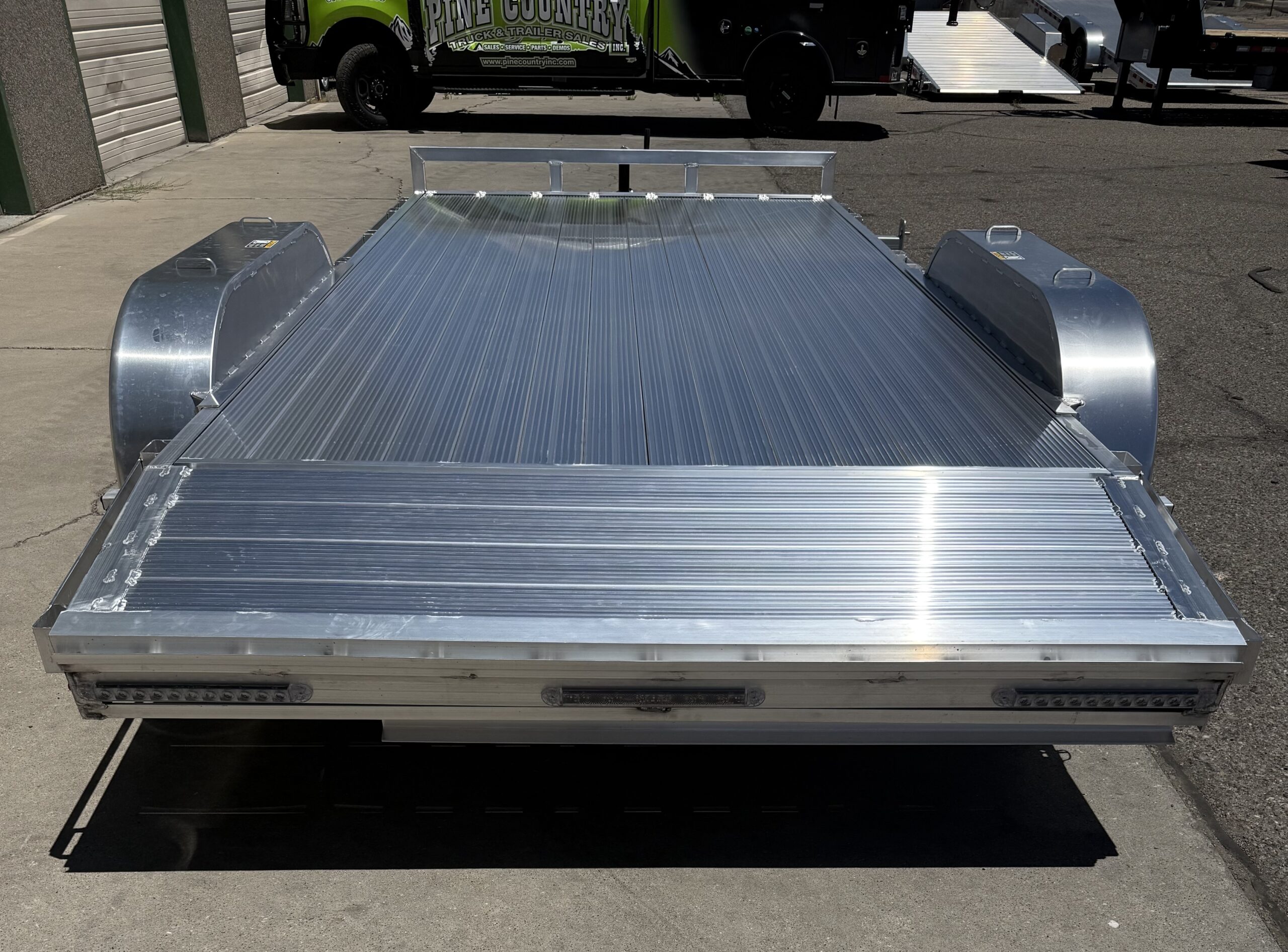 2026 H & H CHA16-070 16' CAR HAULER, SLIDE OUT RAMPS , ALUMINUM - Image 3