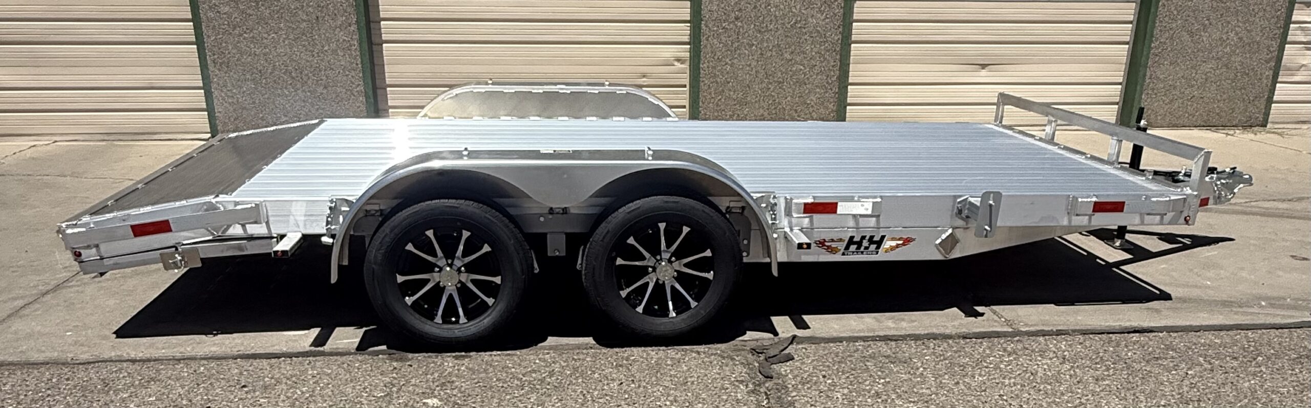 2026 H & H CHA16-070 16' CAR HAULER, SLIDE OUT RAMPS , ALUMINUM - Image 4