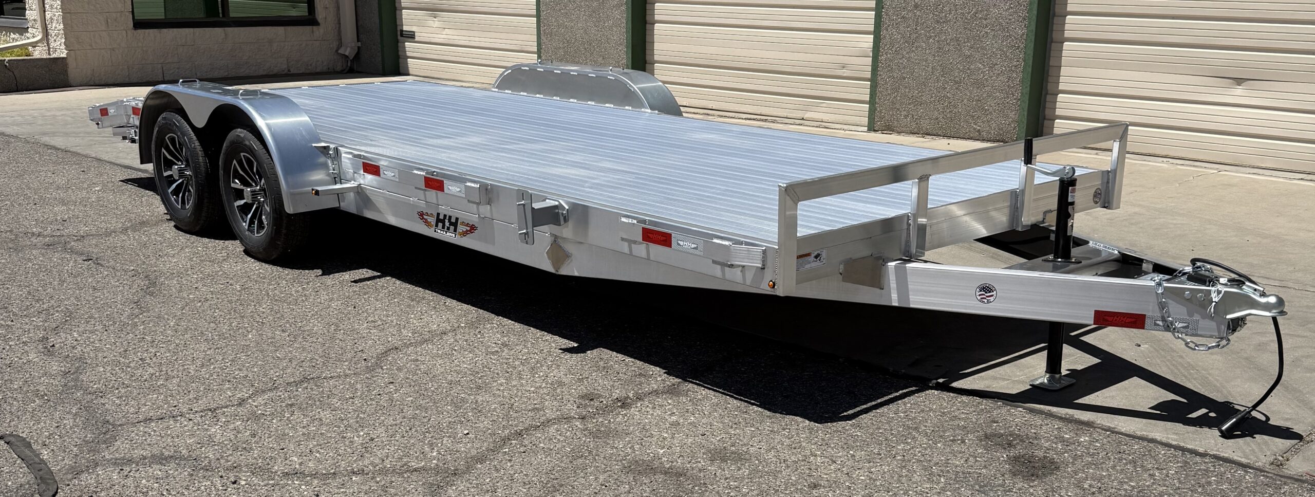 2026 H&H CHA20-070 83X20 7K Rated All Aluminum Car Hauler Trailer