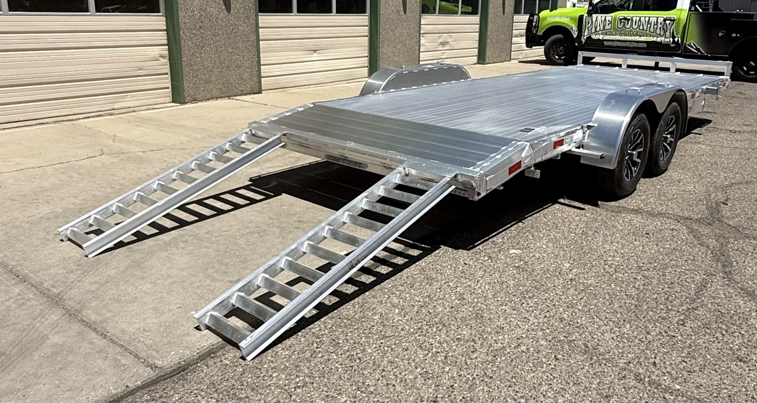 2026 H&H CHA20-070 83X20 7K Rated All Aluminum Car Hauler Trailer - Image 4