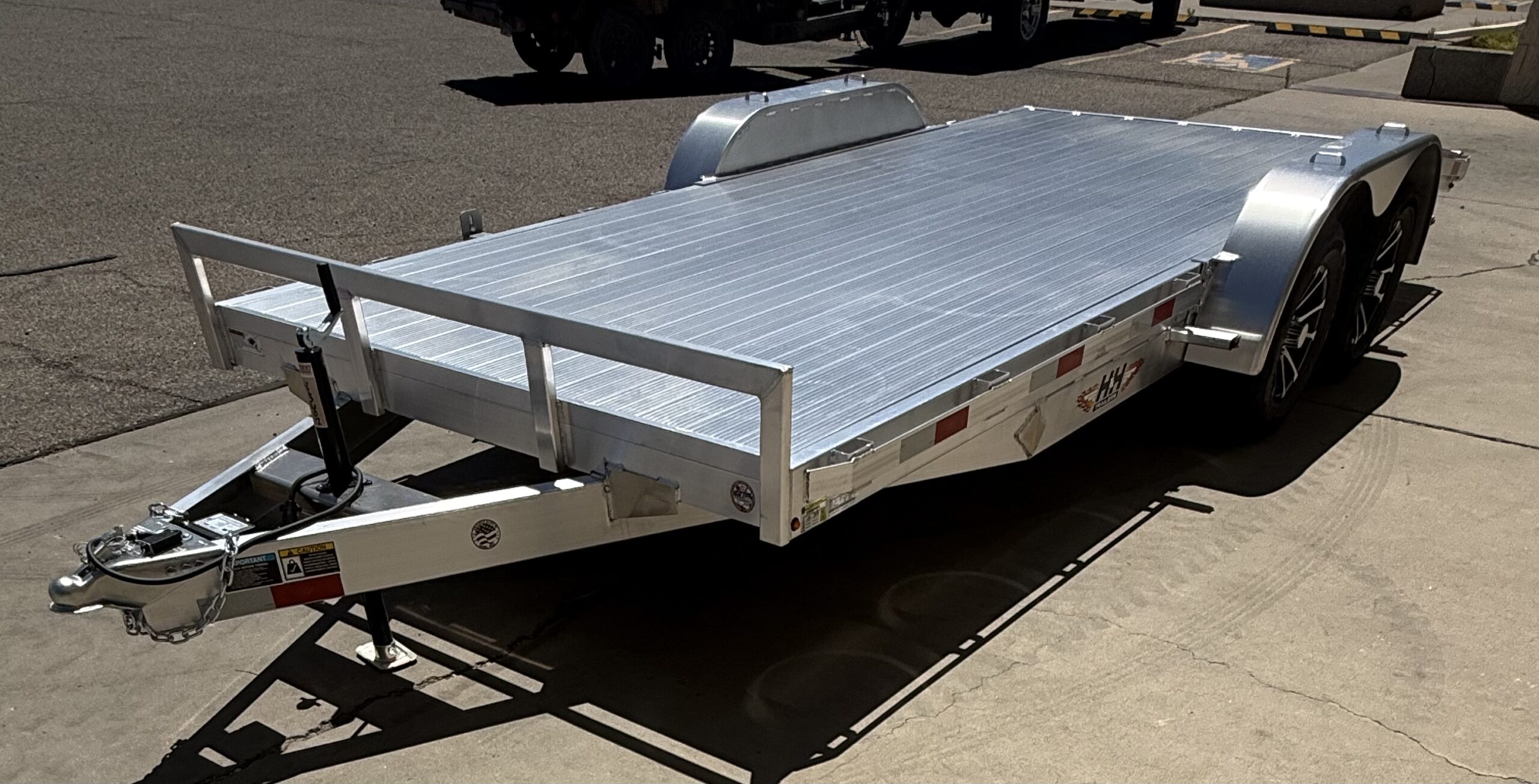 2026 H&H CHA18-070 18' 7K Rated All Aluminum Car Hauler - Image 3