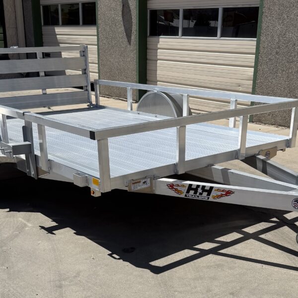 2026 H & H RSA7610-030 10' SINGLE AXLE , UTILTY , RAMP GATE , ALUMINUM