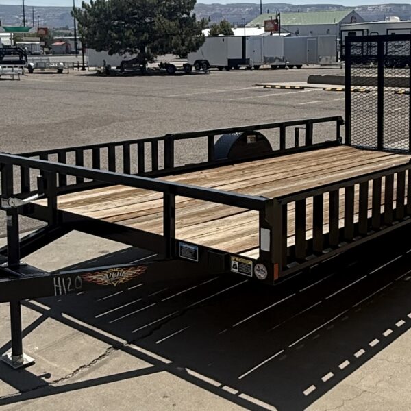 2024 H & H H8214SHATV-030 83x14 Utility Trailer