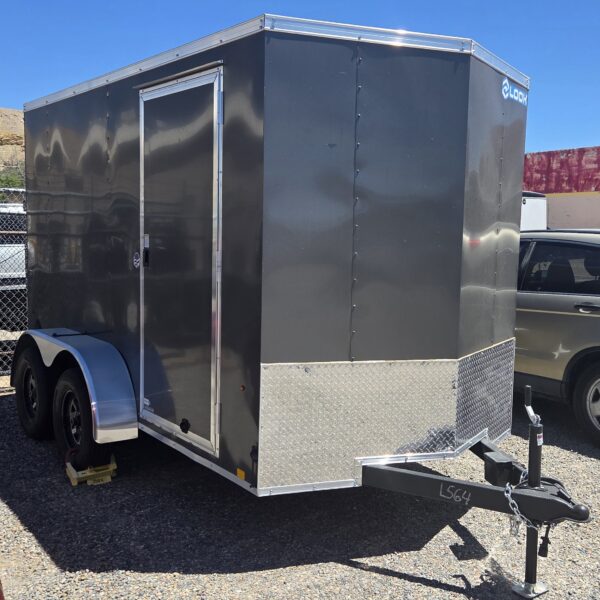 6'X12' CHARCOAL ENCLOSED TRAILER
ST DLX FLAT NOSE V-NOSE 7K