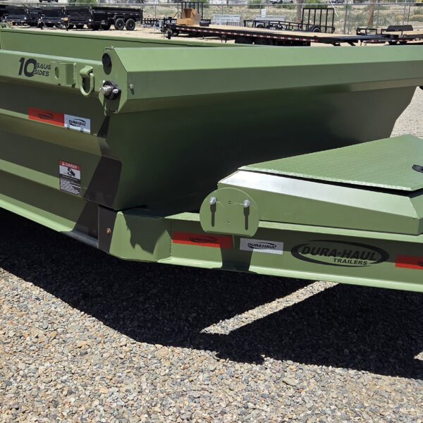 MILITARY GREEN 7'X16' DUMP
14K TANDEM BUMPER PULL