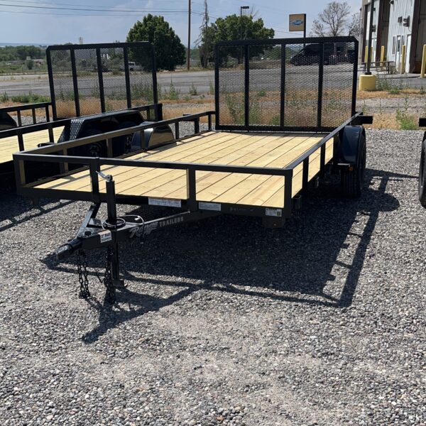 83"X14' UTILITY SINGLE AXLE 2990# RAMP BLACK