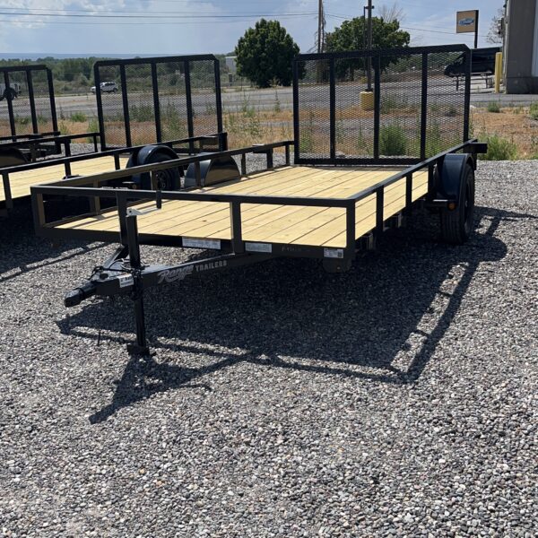 83"X14' UTILITY SINGLE AXLE 2990# RAMP BLACK