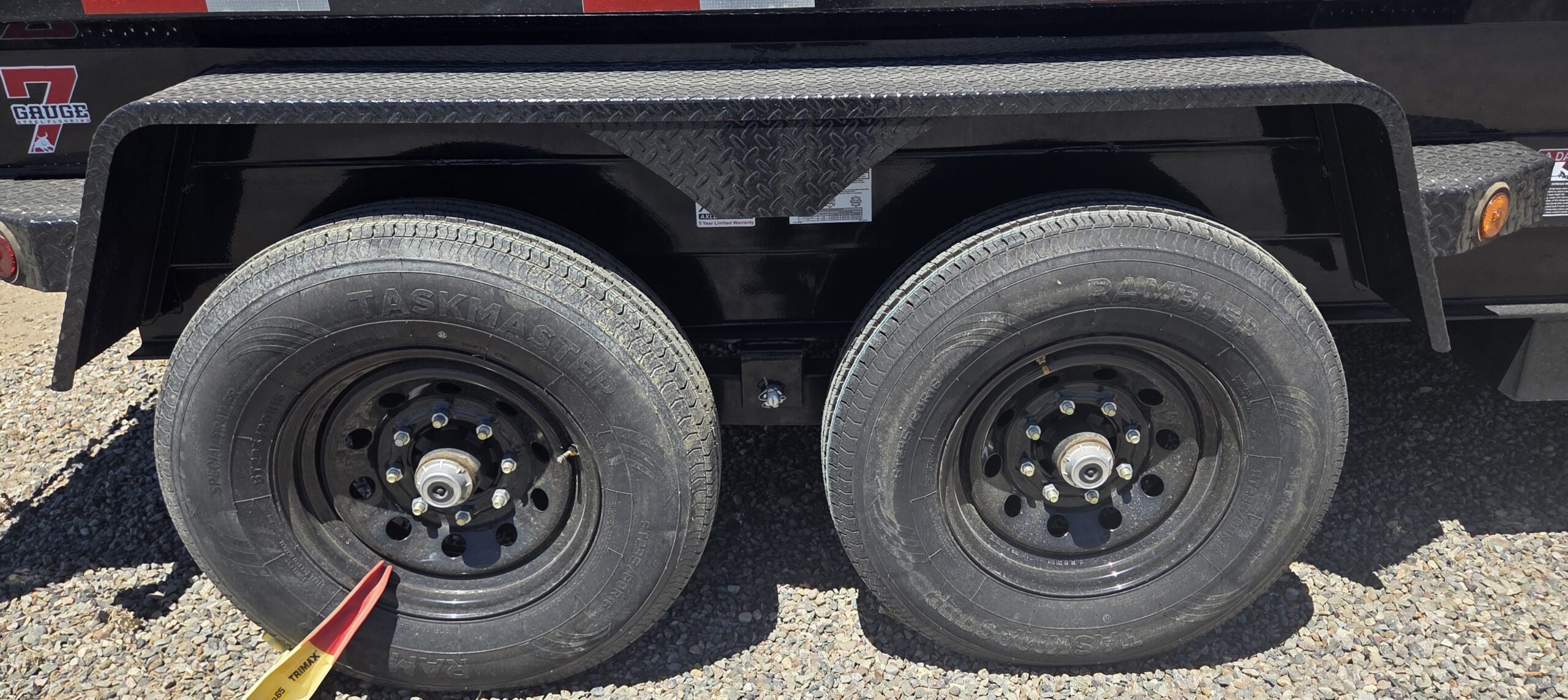 83"X14' 124K TANDEM AXLE DUMP TRAILER
BLACK - Image 6