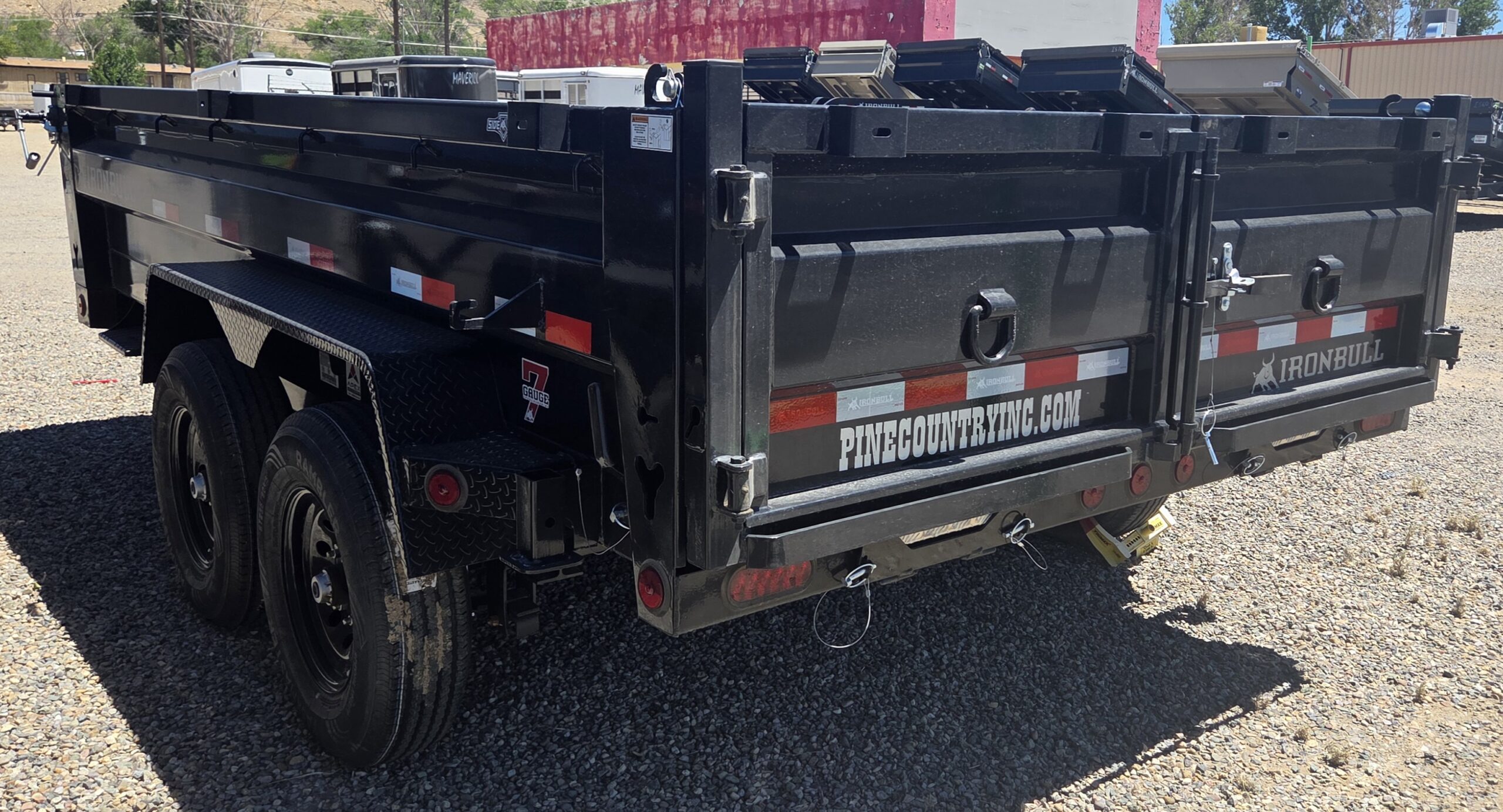 83"X14' 124K TANDEM AXLE DUMP TRAILER
BLACK - Image 11