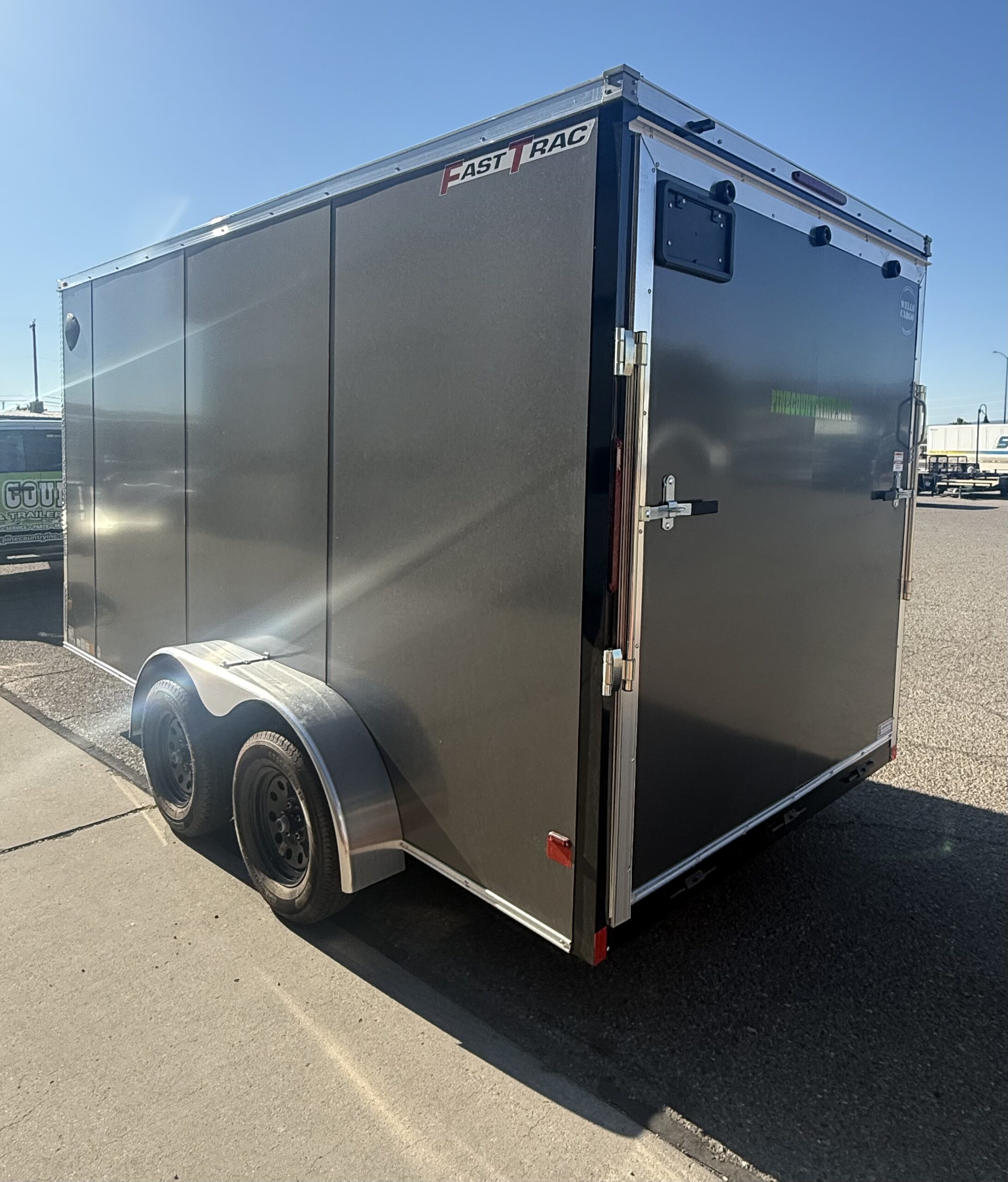 2027 Wells Cargo Fast Track 7'x14' Ramp Door Enclosed Trailer - Image 3
